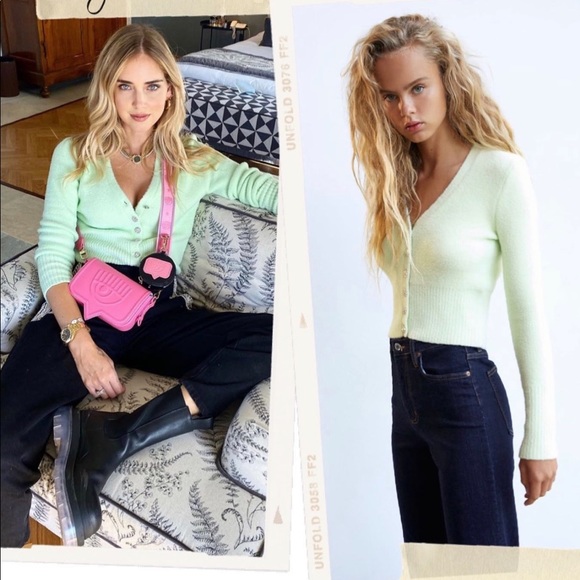 Zara jewel button cardigan bloggers favorite - Picture 7 of 11